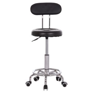 Swivel office designer chair Iris Hm211.21 black Pu 34x43x86.5hcm.