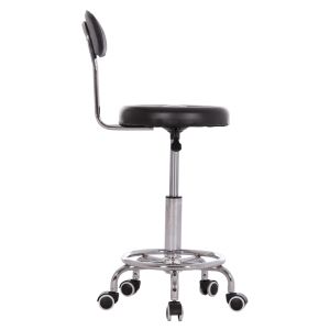 Swivel office designer chair Iris Hm211.21 black Pu 34x43x86.5hcm.
