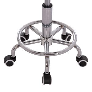 Swivel office designer chair Iris Hm211.21 black Pu 34x43x86.5hcm.