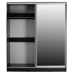 Гардероб 2-крилен Hm2434,02 Adler плъзгащи врати огледало венге 160x60x210