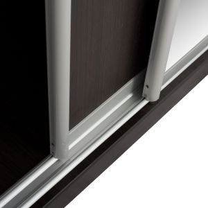 Гардероб 2-крилен Hm2434,02 Adler плъзгащи врати огледало венге 160x60x210