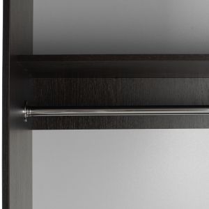 Гардероб 2-крилен Hm2434,02 Adler плъзгащи врати огледало венге 160x60x210