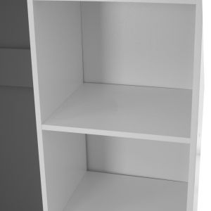Wardrobe Adler with sliding doors white with mirror Hm2435,03 200x60x210hm