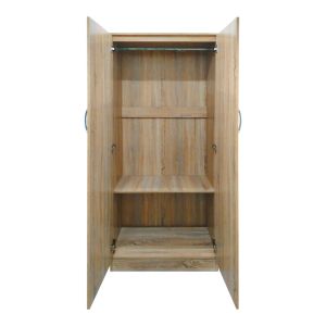 Athos I wardrobe with six doors, Sonoma size, 200.5x42x180 cm