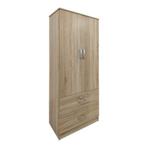 Athos wardrobe with four doors, sonoma, 160x42x240 cm