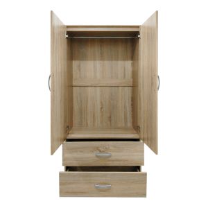 Athos wardrobe with six doors, sonoma 240x42x240cm