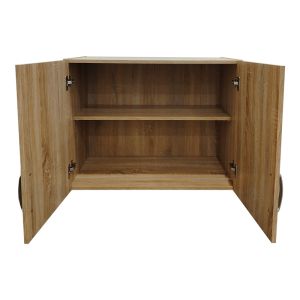 Athos wardrobe with six doors, sonoma 240x42x240cm