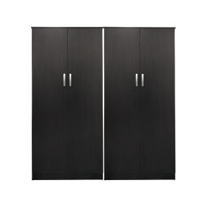 Lego wardrobe wenge with four doors 160x42x180 cm
