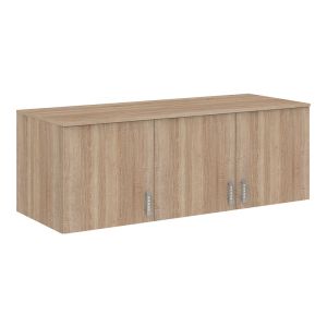 Royal wardrobe with three doors and drawers Sonoma 150x58x230cm