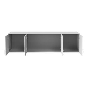 Royal wardrobe with four doors, white, 200x58x53 cm