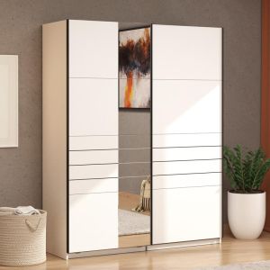 Wardrobe Veymont 150 Og H217 white color 146x61x218cm