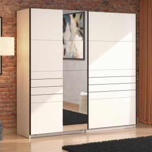 Wardrobe Veymont 220 Og H217 white color 220x61x218cm