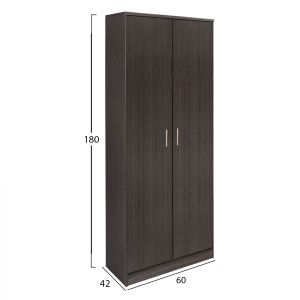 Гардероб с 2 врати Hm337,01 Zebrano 60x42x180