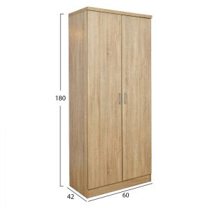 Гардероб с 2 врати Hm337,02 цвят сонома 60x42x180