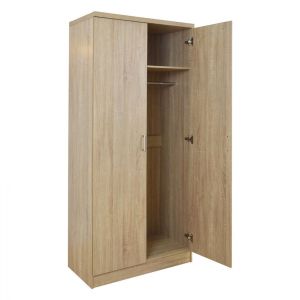 Гардероб с 2 врати цвят сонома Hm368,02 80x42x181
