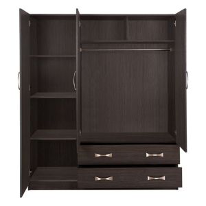 Гардероб с 3 врати 150x55x180cm Hm384,01 Zebrano