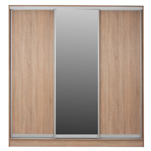 Гардероб с 3 плъзгащи врати и огледало Hm2435