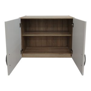 Lego two-door wardrobe in Sonoma-white color 79x41.5x60cm