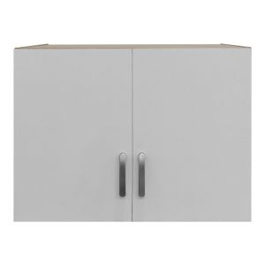 Lego two-door wardrobe in Sonoma-white color 79x41.5x60cm