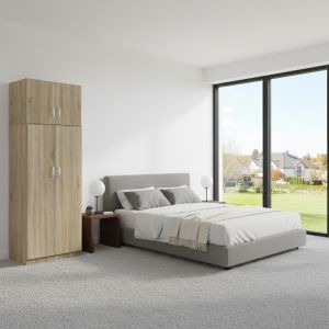 Lego two-door wardrobe in oak color 80x42x240cm