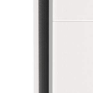 Wardrobe with two sliding doors Kawen white 116.5x60x203cm