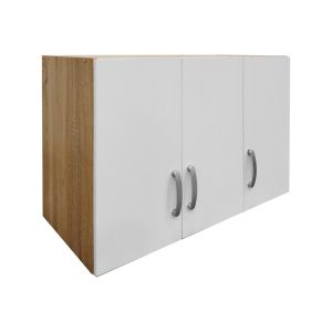 Wardrobe with five doors Athos I Sonoma-white 170x42x240cm