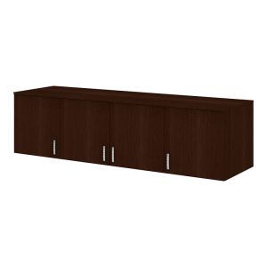 Wardrobe with four doors and drawers, loft wenge, 200x58x230 cm