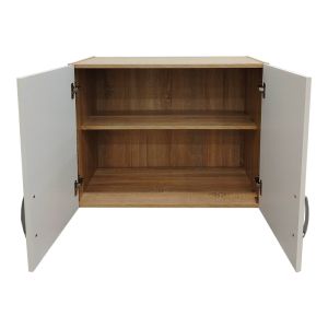 Wardrobe with six doors Athos I Sonoma-white 240x42x240cm