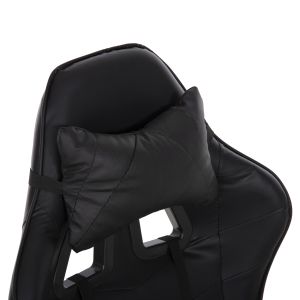 Гейминг стол Mancer черен Pu-черен полипропилен 59x69x125cm HM1194