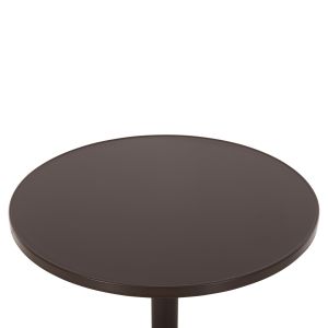 Градинска кръгла маса Goss от алуминий в кафяво D60x70hcm Hm5974,02