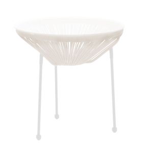 Garden table Acapulco white D50x50cm