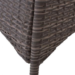 Градинска маса Military Rattan със стъклен плот Hm5141,31 120x70x75