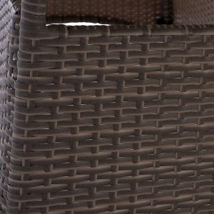 Градинска маса Minsk Rattan със стъклен плот Hm5507,01 150x90x75