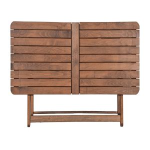Градинска маса Retto от импрегнирано дърво цвят орех 120x75x71cm