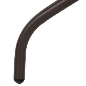 Градинска маса квадратна Figo Hm5972.02 кафяв плот метал-стъкло 80χ80χ71hcm