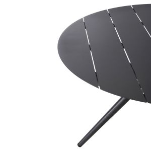 Градинска маса кръгла Higer антрацит алуминий D126x73cm Hm6061,03