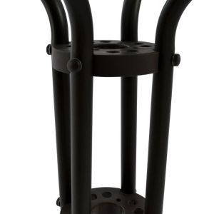 Градинска метална маса Figo кафява 70χ70χ72cm Hm5036,02