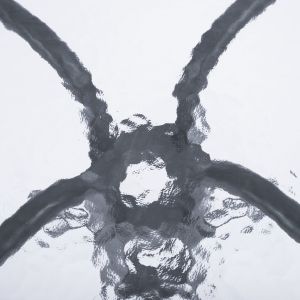 Градинска метална маса със стъклен плот Lima Grey '60x70cm Hm5079,01