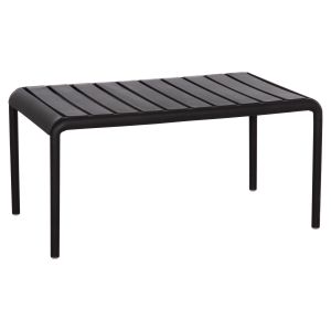 Garden side table Korver Hm6334.02 polypropylene in black 100x60x46cm.
