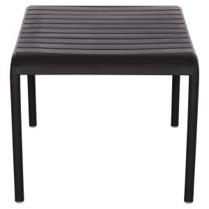 Garden side table Korver Hm6334.02 polypropylene in black 100x60x46cm.