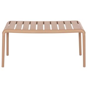 Garden side table Korver Hm6334.04 polypropylene in cappuccino 100x60x46cm.