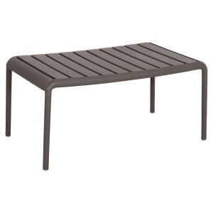 Garden side table Korver Hm6334.05 polypropylene in dark olive 100x60x46cm.