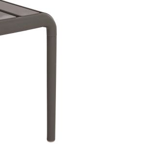 Garden side table Korver Hm6334.05 polypropylene in dark olive 100x60x46cm.