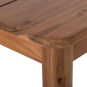 Garden dining table Navant solid acacia wood - natural color 200x100x75hcm Hm6136