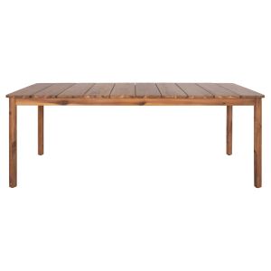 Garden dining table Navant solid acacia wood - natural color 200x100x75hcm Hm6136