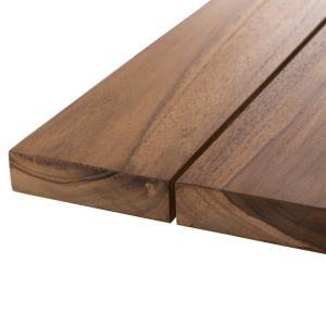 Градинска трапезна/помощна маса Leo тик масив 60x60x75hcм Hm9860,11