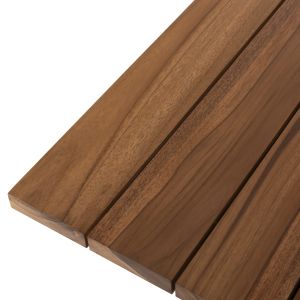 Градинска трапезна/помощна маса Leo тик масив 60x60x75hcм Hm9860,11