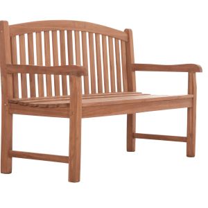 Градинска триместна пейка Elena Hm18125 тиково дърво - естествен цвят 150x61x95всм.