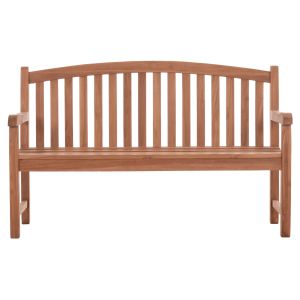 Градинска триместна пейка Elena Hm18125 тиково дърво - естествен цвят 150x61x95всм.