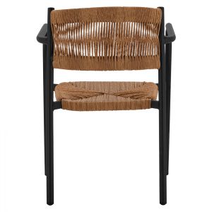 Градински алуминиев стол Hm5786,02 55,5x50x77,5 Cm,